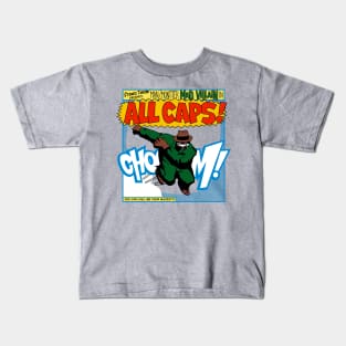 mf doom all caps Kids T-Shirt